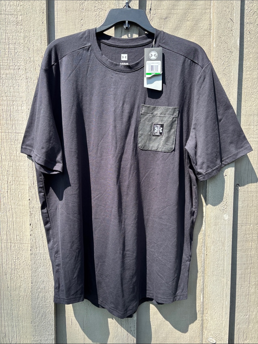 Under Armour Men’s Black Short-Sleeve Pocket Tee